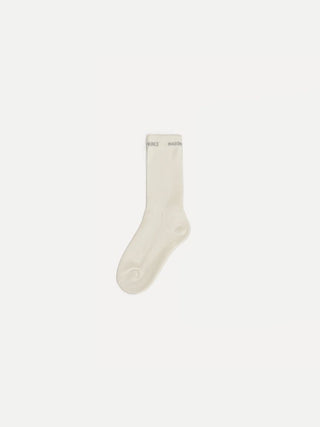 [MASONPRINCE] Anti-Sweat Mid-Calf Logo Socks