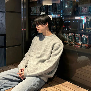 Wool round knit