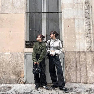 Pintuck cargo pants