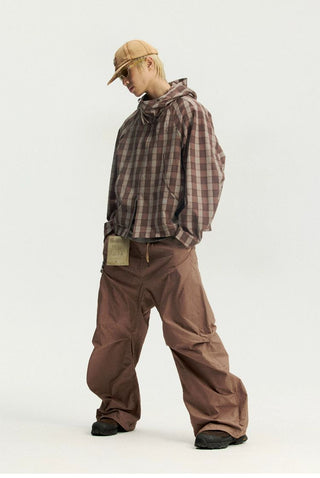 [Monterest] Enzyme Washed Wide Leg Work Pants
