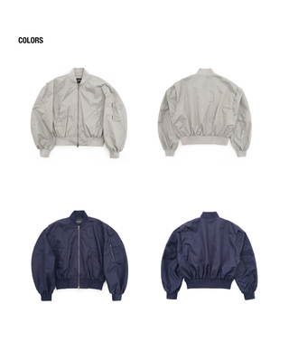 [MASONPRINCE] Nylon Flight Jacket