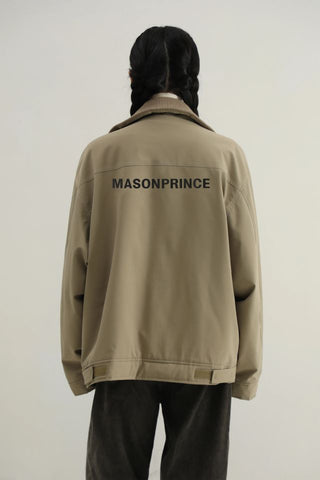 MASONPRINCE Stand Collar Windbreaker