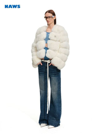 [NOTAWEAR] Washed Twill Bootcut Jeans