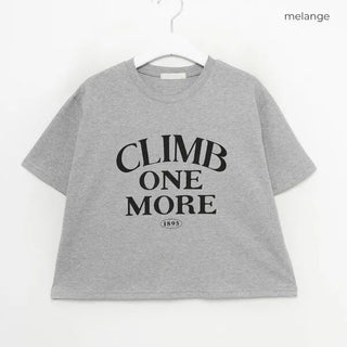 Lettering Crop T-Shirt