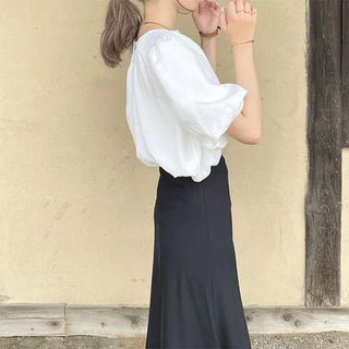 Volume puff blouse