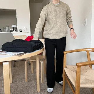 Cashmere wool round knit