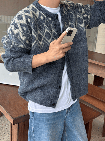 Better Mohair Nordic Cardigan
