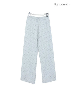 Dot banding pants