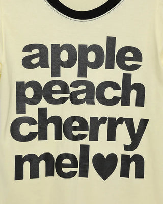 Fruit Ringer Semi-Cropped Half T-Shirt