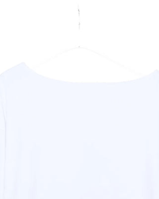 Off-shoulder cotton T-shirt