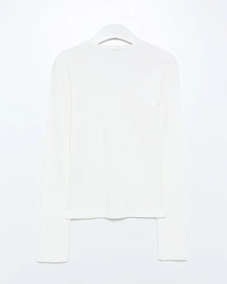 Oblong Henley Neck Mixed Perforated Cut and Sewn