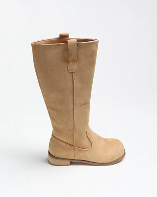 Suede long boots