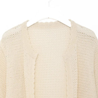 Ribbon Half-Sleeve Cardigan
