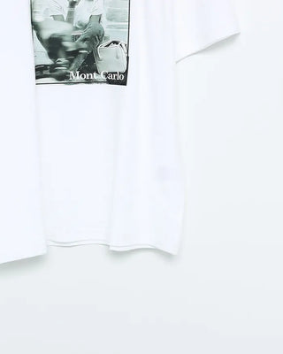 Monaco print short-sleeved T-shirt
