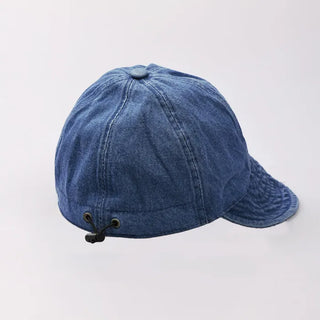 Ribbon Stitch Denim Cap