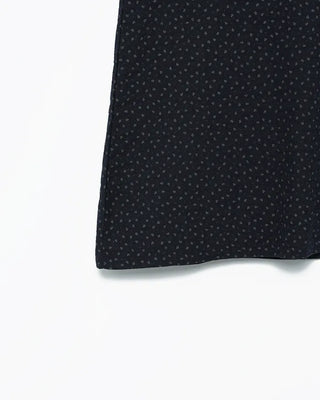 Teardrop neck gauze quilted tunic