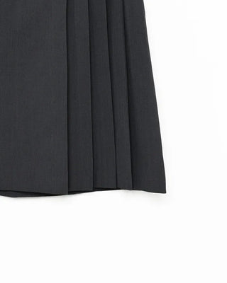 Pleated midi skirt