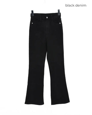 Bootcut banded denim