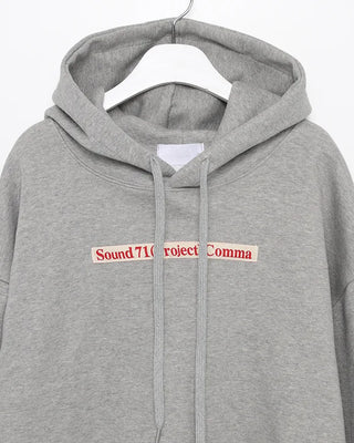 (Unisex) Bust Patch Kangaroo Pocket Hoodie