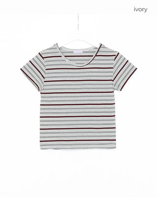 Slim-fit striped T-shirt