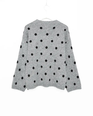 Polka Dot Round Knit