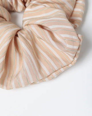 Striped hair scrunchie