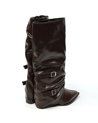 Stiletto long boots