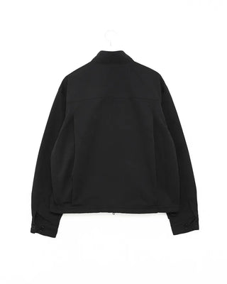 Cotton zip-up blouson