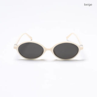 Tinted oval sunglasses