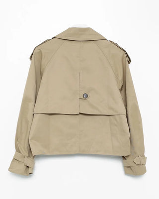 Belted Short Trench Coat