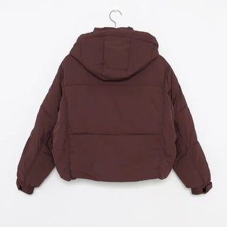 Ribbon Hooded Down Jumper