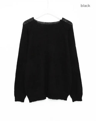 Oversized raglan knit