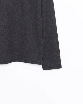 2-way loose sheer summer knit T-shirt