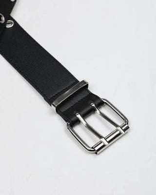 Double eyelet belt
