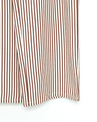 Wrinkle Wide Stripe Pants