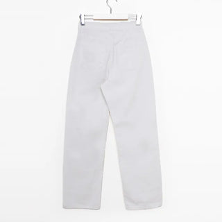 Washed cotton pants