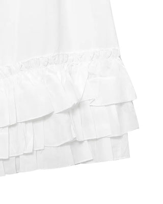 Frilled tunic camisole dress