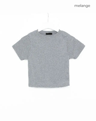 Cropped soft t-shirt