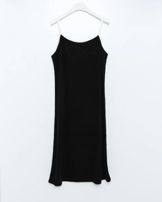 High-collar camisole long dress