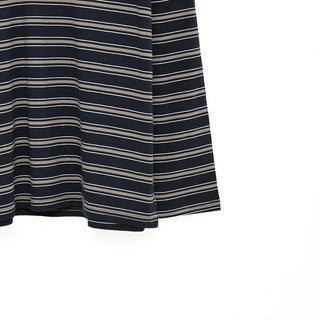 Striped long-sleeved T-shirt