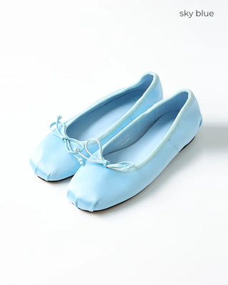 Ribbon flat shoes