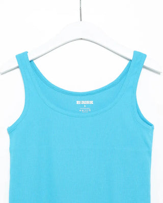 Scooped Neck Semi-Cropped Tank Top