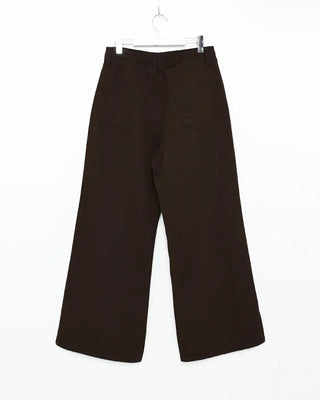 Wide bootcut cotton pants