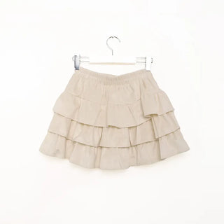 Tiered mini skirt