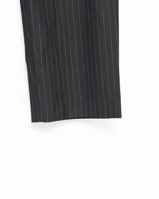 (Unisex) Pinstripe Double-Pleat Slacks