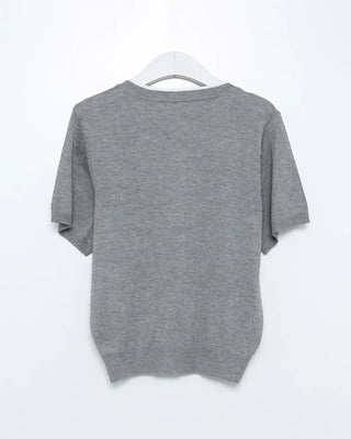 Lace Point Short Sleeve Cardigan