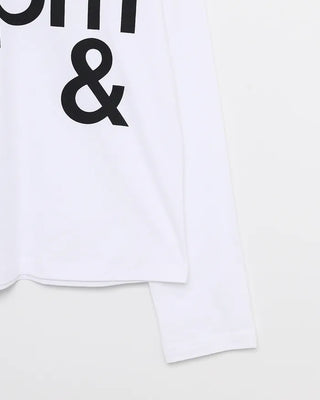 bpm & Lettering Long Sleeve Cut and Sewn