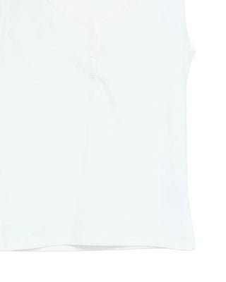 Henley neck button camisole