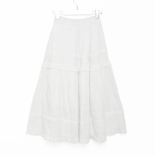 Frilled tiered skirt