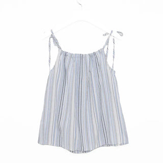 Striped button camisole